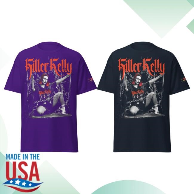 Official Tna Merch Killer Kelly "Chained" Tshirt