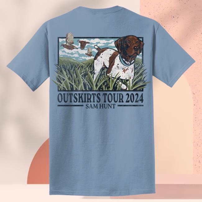 Official Sam Hunt Merch Blue Dog Popover Shirt SamHunt Official Sam Hunt Merch Blue Dog Attractive Shirt SamHunt