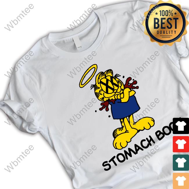 Garfield Stomach Book Long Sleeve T Shirt