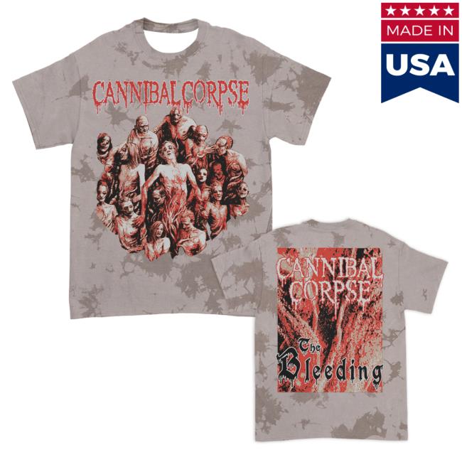 Official Cannibal Corpse Merch The Bleeding T-Shirt (Coyote Dye)