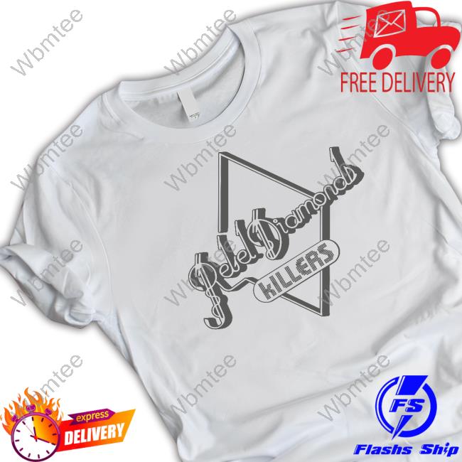 Official The Killers Merch Rebel Diamonds Logo Tee Shirt