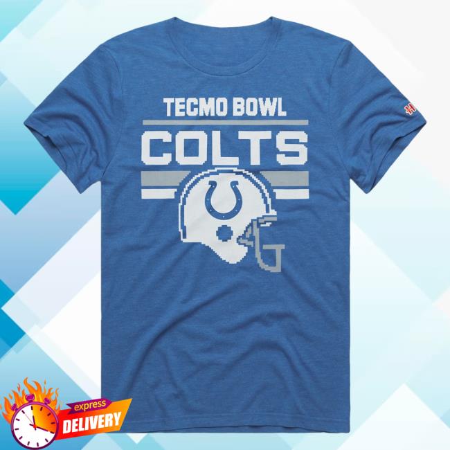 Official Homage Merch Tecmo Bowl Indianapolis Colts Tee Shirt Apparel Clothing Store Shop