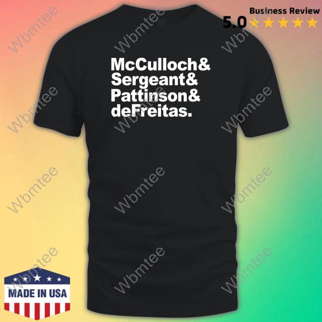 Punk And New Wave Mcculloch & Sergeant & Pattinson & Defreitas Shirt Long Sleeve T Shirt