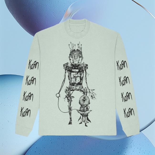 Official Korn Web Untitled Long Sleeve T Shirt