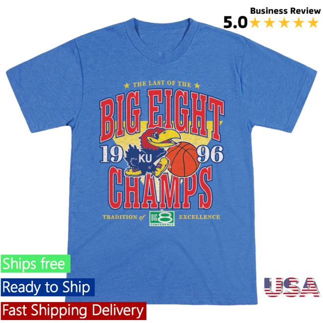 Retro Kansas 1996 Big Eight Champions New Tee