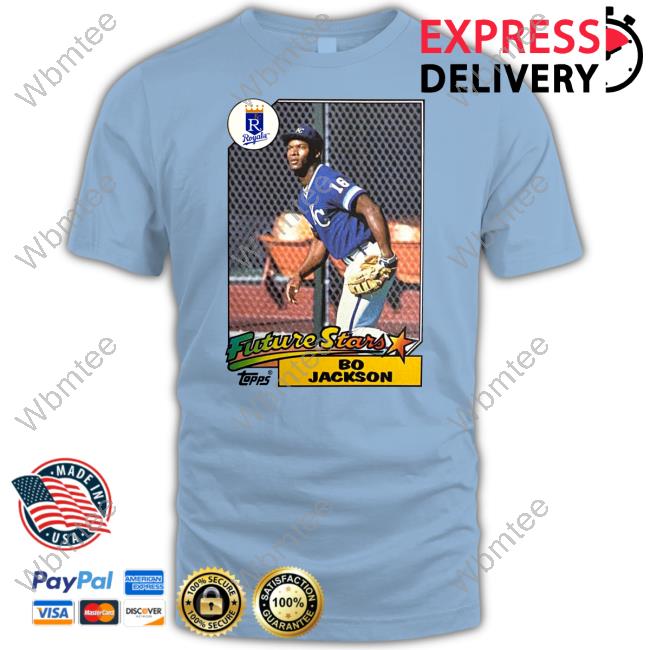 1987 Topps Future Stars Bo Jackson Royals Shirt