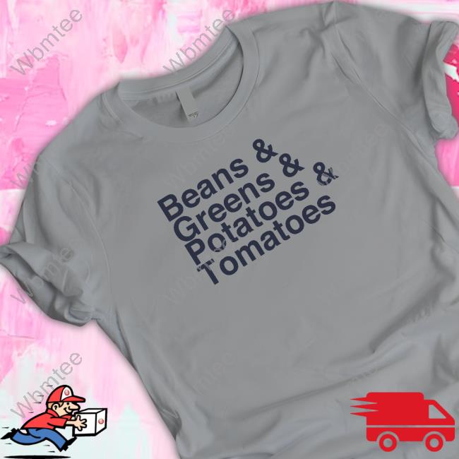Official Shitheadsteve Merch Beans & Greens & Potatoes & Tomatoes Crewneck Sweatshirt