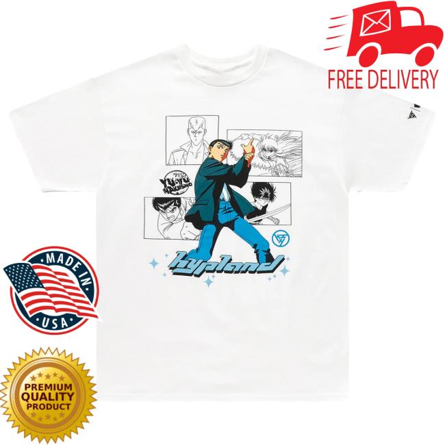 Official Hypland Clothing Merch Store Hypland Yyh Yusuke Box Tee (White)
