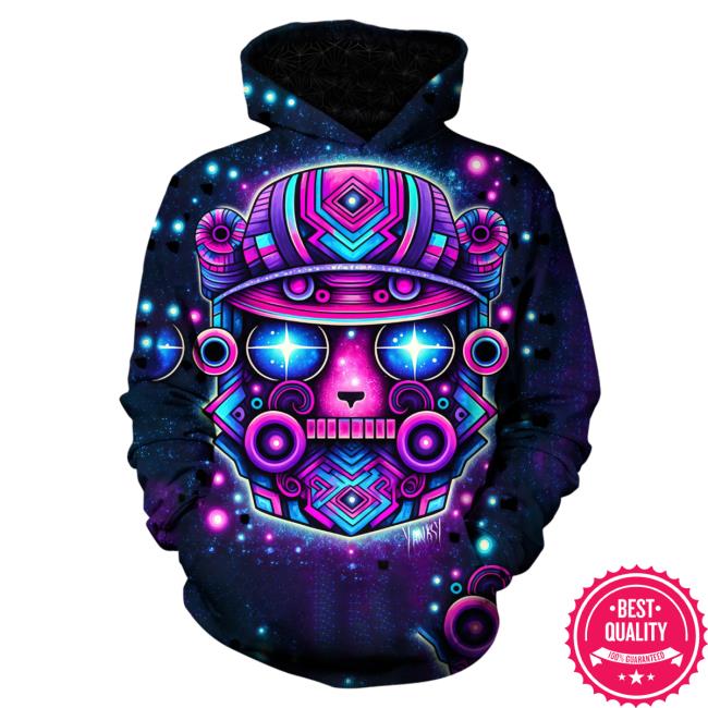 Official Spurious Relief Unisex Hooded Sweatshirt 3D All Over Print