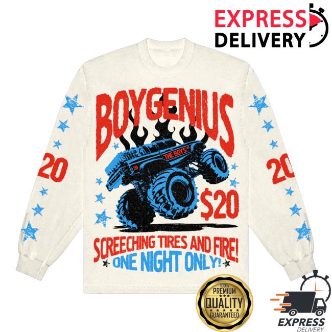 Official Boy Genius Store Shop Boy Genius Merch Monster Truck Long-Sleeve