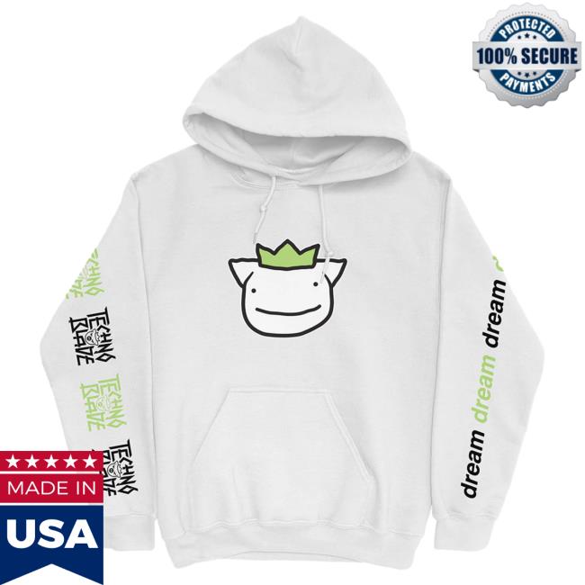 Official Technoblade Merch Store Shop Technoblade X Dream Agro Dream Crewneck White