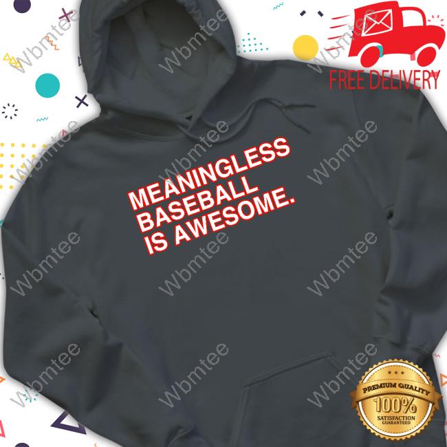 Meaningless Baseball Is Awesome Tee Shirt