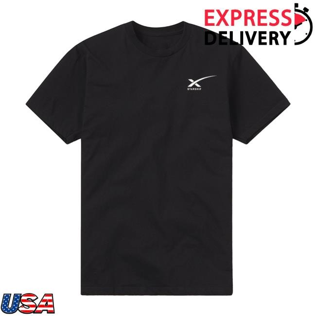 Official Spacex Store Merch Unisex Starship Flight 3 Short Sleeve