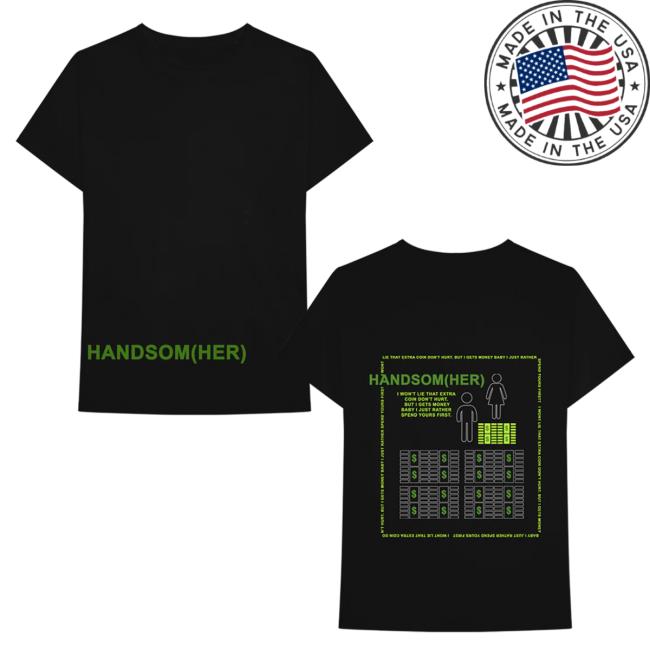 Russ Apparel Clothing Shop Store Handsom(Her) T-Shirt Black Russdiemon Merch