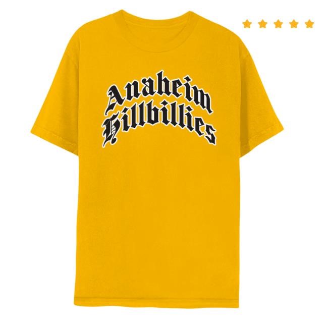 Apparel Gwen Stefani | Official Merch Store Anaheim Hillbillies Yellow Essential T Shirt - Gwen Stefani Clothing Shop Gwenstefani