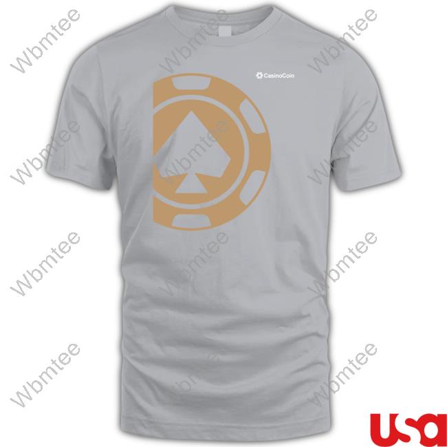 Xrpl Merch Official Casinocoin Gold Hooded Sweatshirt Limited Edition Casinocoin Gold Shirt
