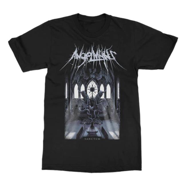 Official Indie Merch Store Angelmaker Sanctum Album T-Shirt Indiemerchstore