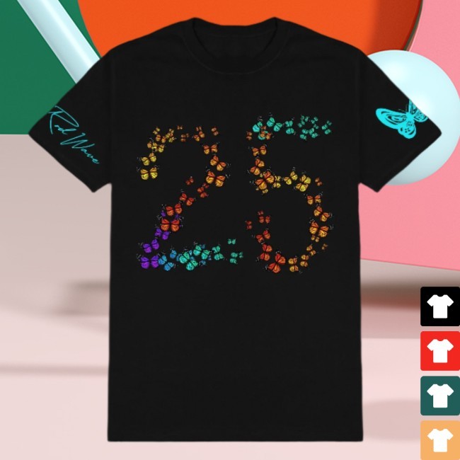 Rod Wave 25 Butterfly New T-Shirt