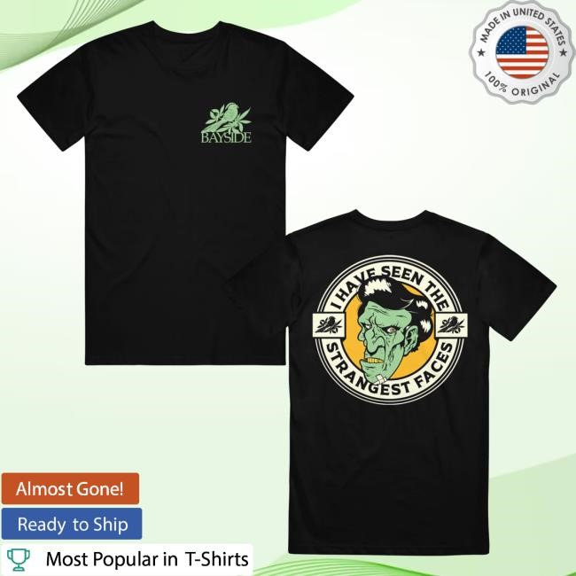 Official Bayside Merch Shop Strangest Faces Shirt Bayside