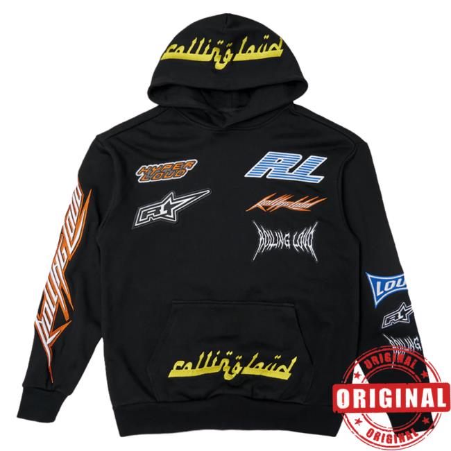 Official Rolling Loud Merch Store Rolling Loud Rl Super Moto World Tour Black Attractive Hoodie Rolling Loud Apparel Clothing Shop RollingLoud