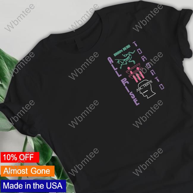 Official Brain Dead Store Merch Shop All Rise Toronto Shirt