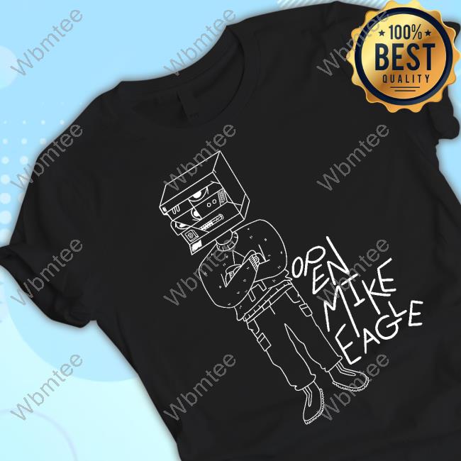 Official Central Merch Open Mike Eagle Stereohead Lineart Hooded Sweatshirt