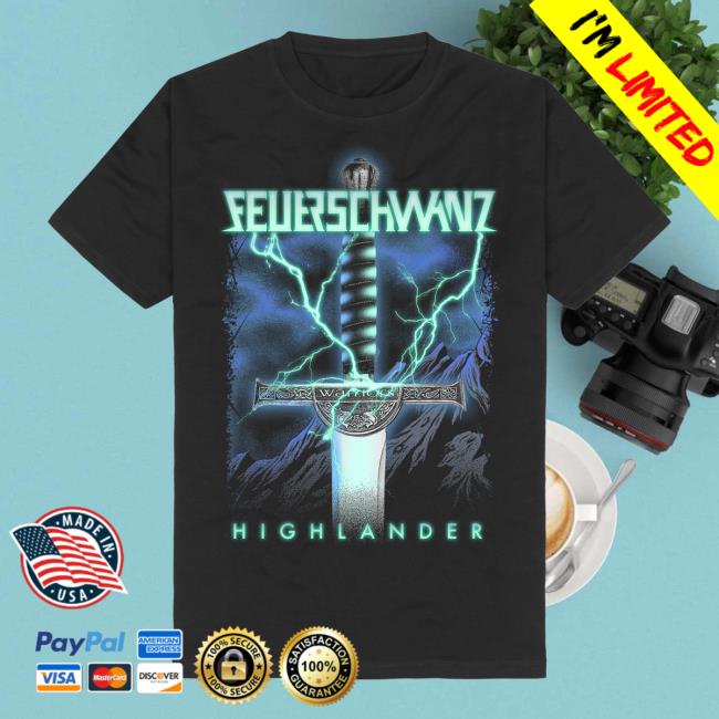 Feuerschwanz Merch Store | Highlander Essential T Shirt Black | Feuerschwanz Offizieller Shop