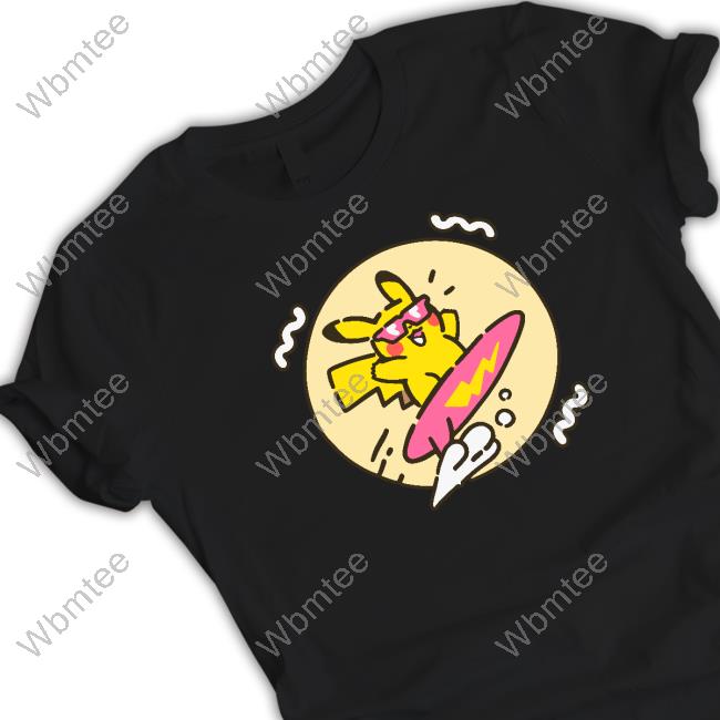 Official Pokemon Center Pikachu Lazy Summer T-Shirt