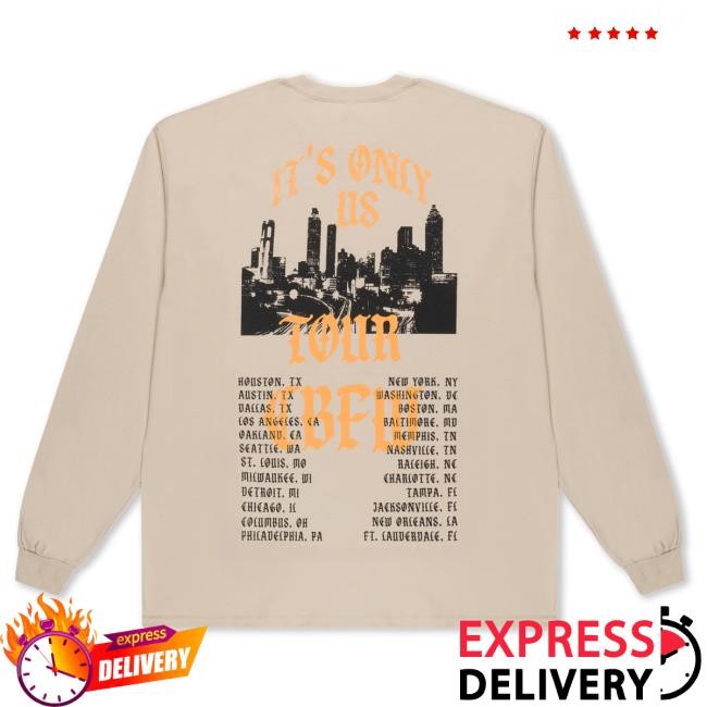 Official Lil Baby Merch Store Iou Tour Wham LS T Shirt (Butter)