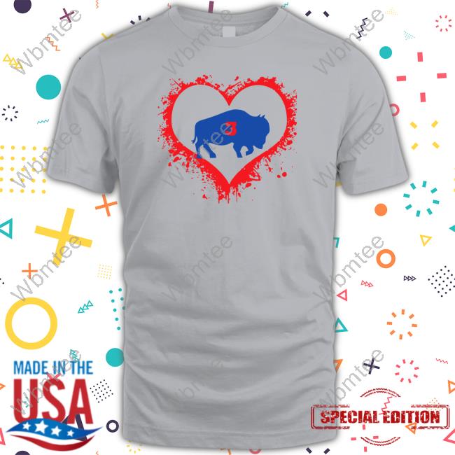 Damar Hamlin Heart 3 Sweatshirt Midnightboathouse