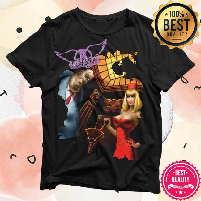 Official Aerosmith Merch Love In An Elevator Tees