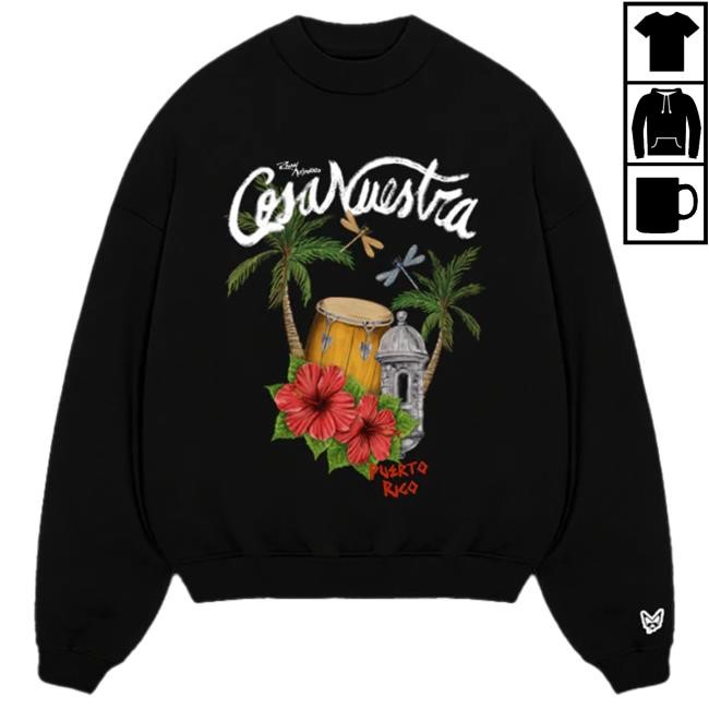 Official Rauw Alejandro Merch Store Shop Caribeño Sweater Black