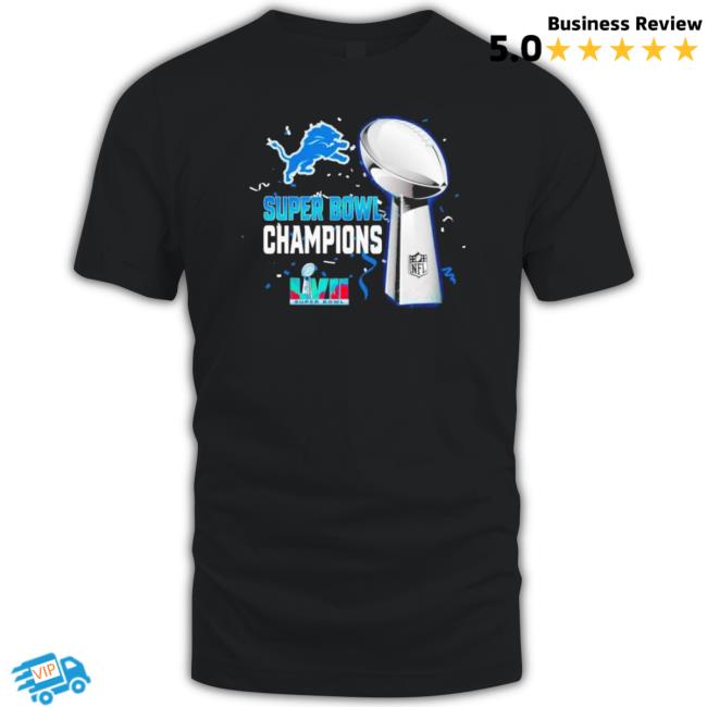 Detroit Lions Super Bowl Lvii 2023 Champions Hooded Sweatshirt
