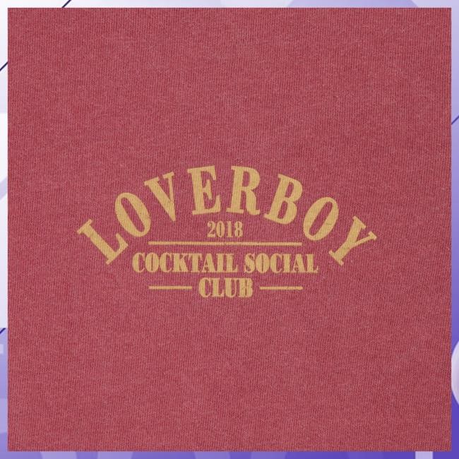 Official Loverboy Merch Store Drink Loverboy The Vacationer - Brick Crewneck Sweatshirt