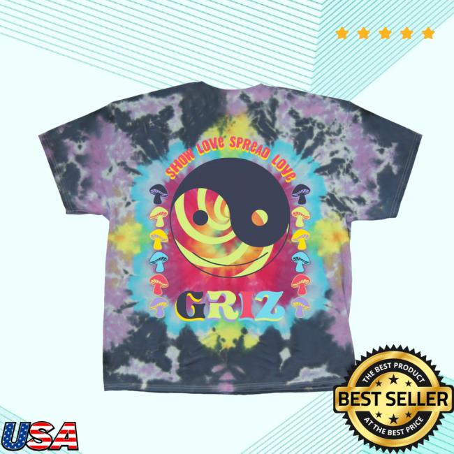 Griz Have A Funky Day Mushy-Dye Hoodie Official Griz Merchandise Griz Have A Funky Day Mushy-Dye T-Shirt