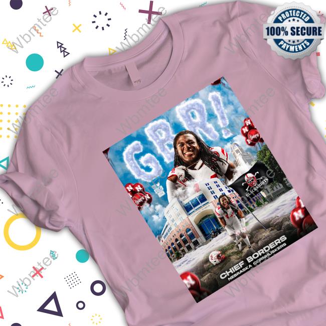 Chief Borders Nebraska Cornhuskers Tee The Chief Borders Merch
