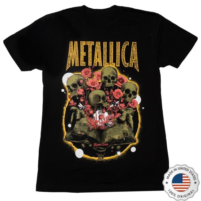 Official Metallica Merch Store Mama Said Poster Art Hot Shirt