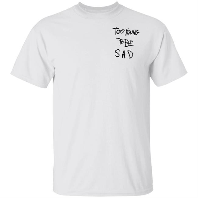 Tate Mcrae Merch Too Young To Be Sad Hoodie Tate Mcrae Merch Too Young To Be Sad Hoodie