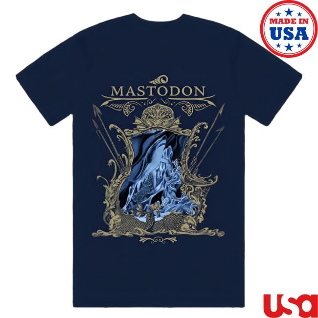 Mastodon Navy Sea Beast Tshirt