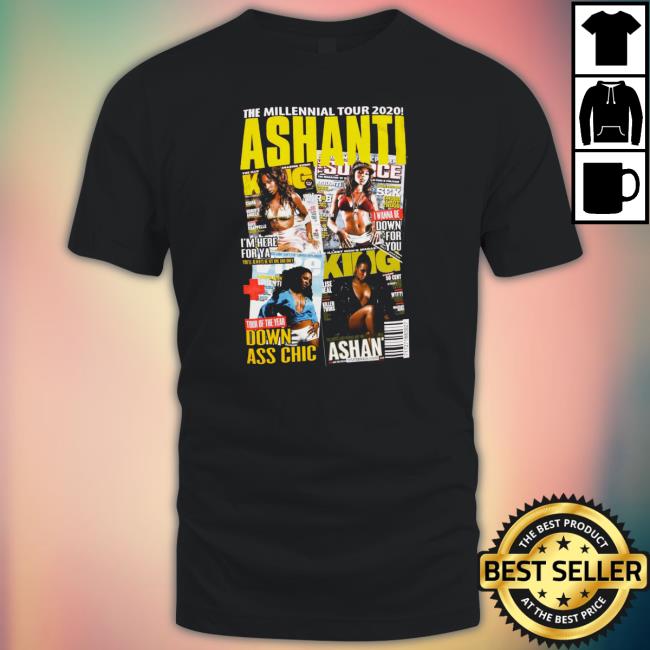 Ashanti Merch Cover Girl Tee