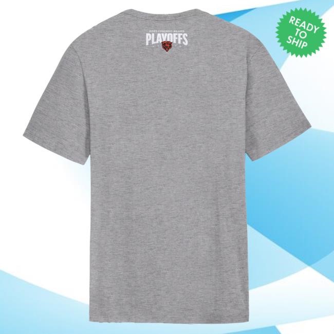 Fan-Ready Chicago Bears 2025 Playoffs T-Shirt - Gray Collector Style