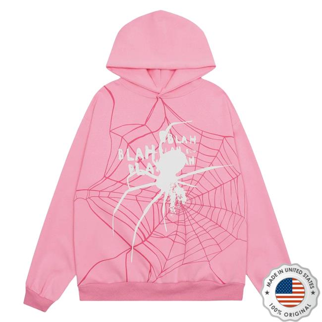 Official Aelfric Eden Merch Store Aelfric Eden Spider Shadow Print Hoodie Pink AelfricEden Shop