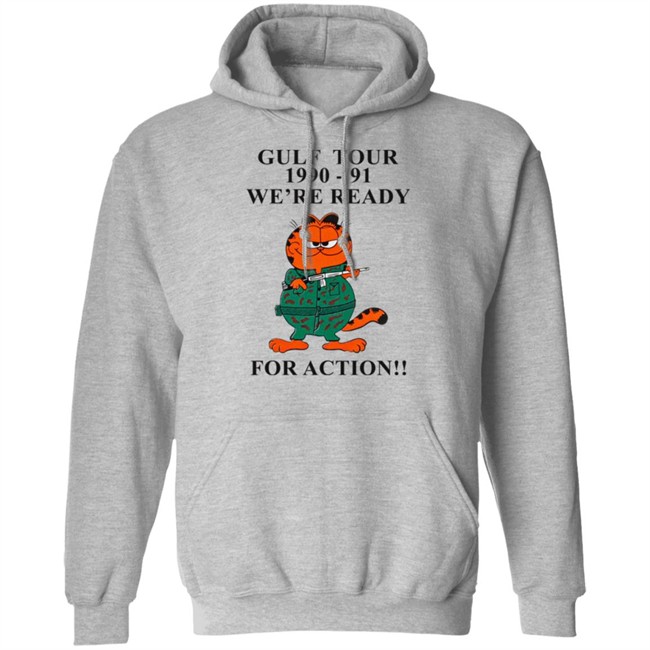 Kommandostore Gulfield War T Shirt Gulf Tour 1990-91 We're Ready For Action Kommandostore Gulfield War T Shirt Gulf Tour 1990-91 We're Ready For Action
