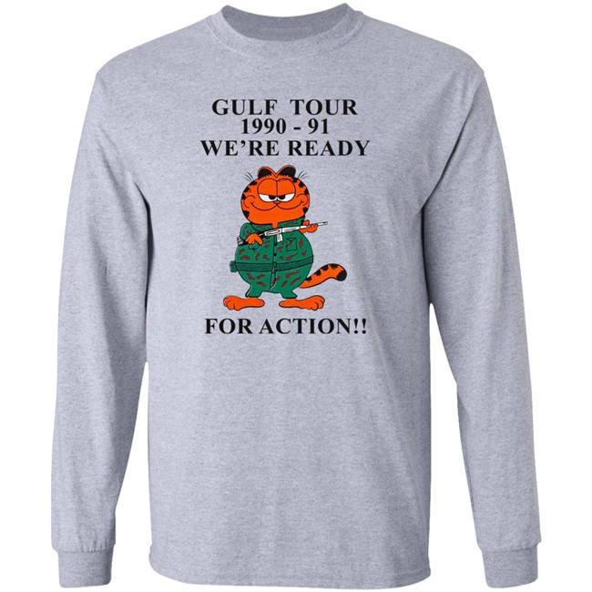 Kommandostore Gulfield War T Shirt Gulf Tour 1990-91 We're Ready For Action Kommandostore Gulfield War T Shirt Gulf Tour 1990-91 We're Ready For Action