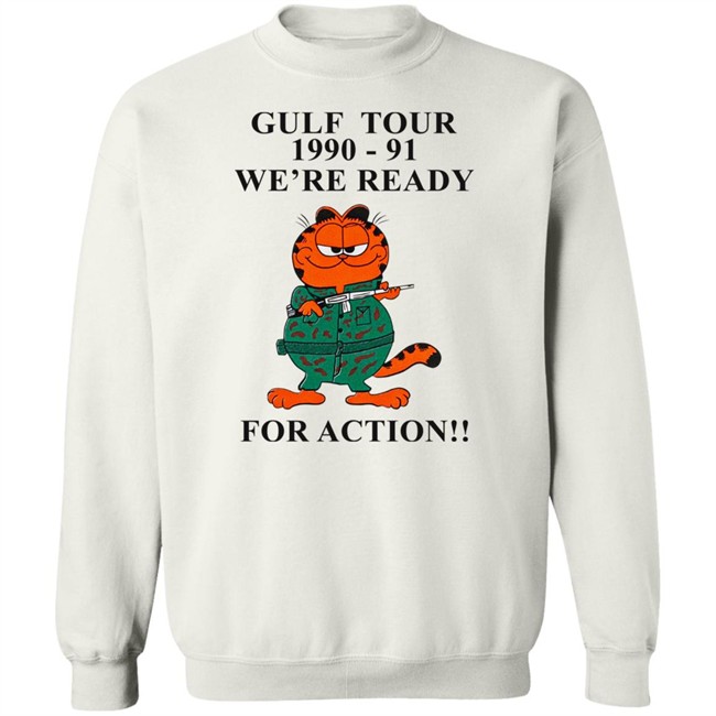 Kommandostore Gulfield War T Shirt Gulf Tour 1990-91 We're Ready For Action Kommandostore Gulfield War T Shirt Gulf Tour 1990-91 We're Ready For Action