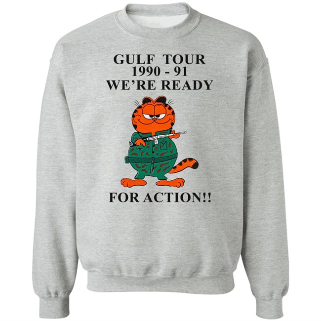 Kommandostore Gulfield War T Shirt Gulf Tour 1990-91 We're Ready For Action Kommandostore Gulfield War T Shirt Gulf Tour 1990-91 We're Ready For Action