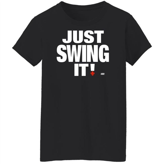 Shop AEW Shawn Spears Just Swing It Shirt Shop AEW Shawn Spears Just Swing It Shirt