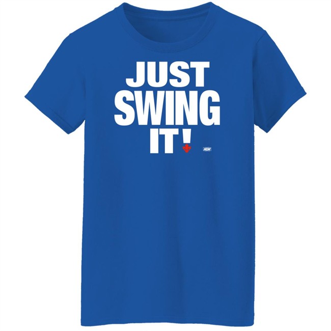 Shop AEW Shawn Spears Just Swing It Shirt Shop AEW Shawn Spears Just Swing It Shirt