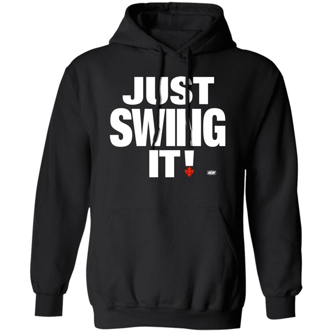 Shop AEW Shawn Spears Just Swing It Shirt Shop AEW Shawn Spears Just Swing It Shirt