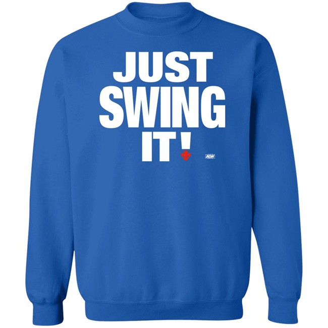 Shop AEW Shawn Spears Just Swing It Shirt Shop AEW Shawn Spears Just Swing It Shirt